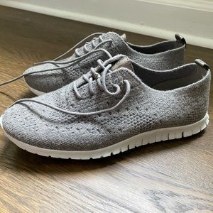 Cole Haan Women’s Zerogrand Stitchlite Wingtip Oxford - Gray Knit